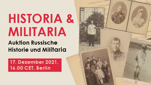 Auktion №20. Russische Historiе und Militaria